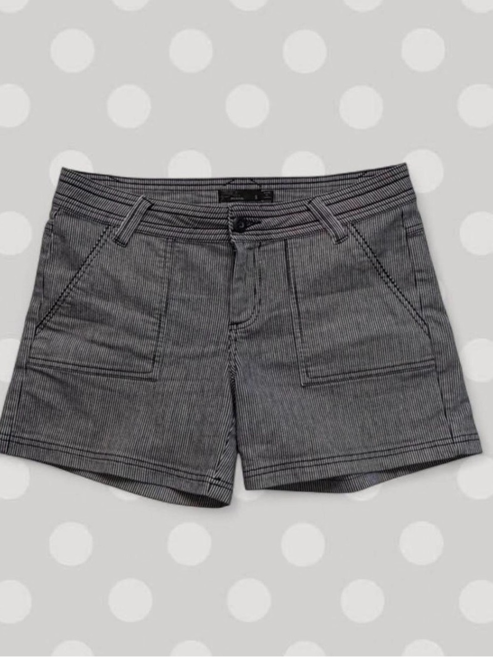 Prana Pinstripe Utility Shorts